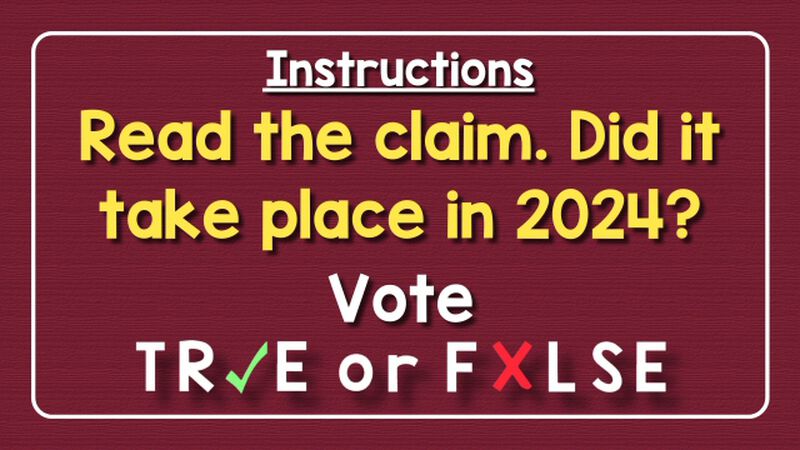 True or False 2024 - Crazy News, Odd People & Wild Stuff!